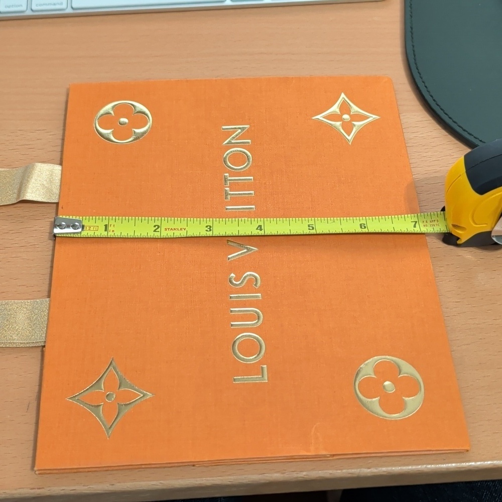 Louis Vuitton Orange and Gold Handbag - Picture 3 of 3